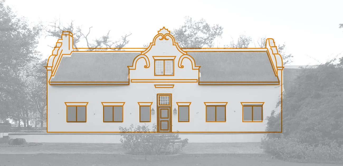 Blaauwklippen wine label design rendering 3