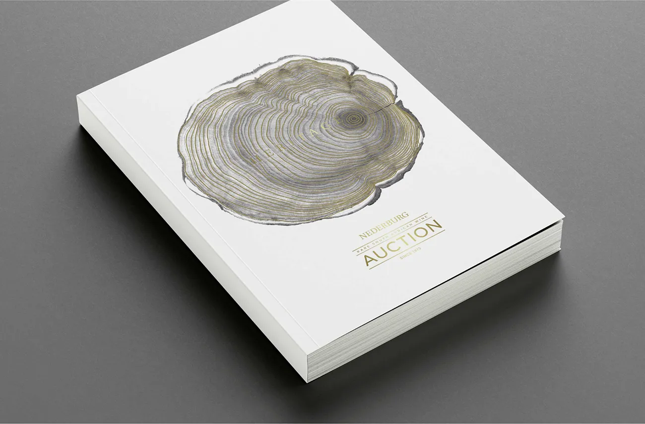 Cape Fine &amp; Rare Wine Auction magazine advert design