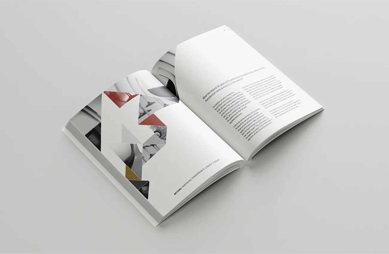 Cape Fine &amp; Rare Wine Auction Beyond catalogue cover design