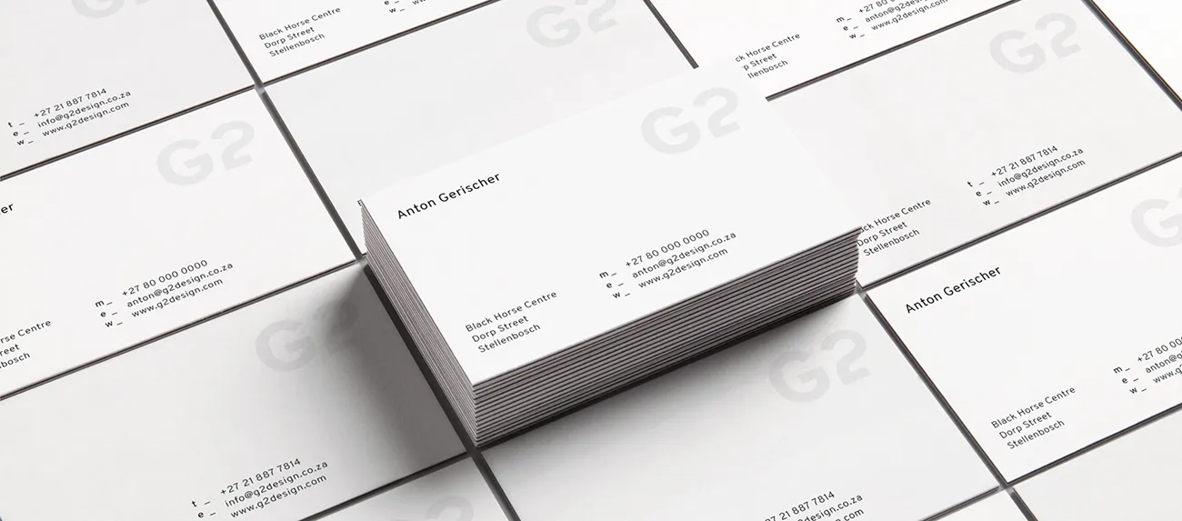 G2 business cards