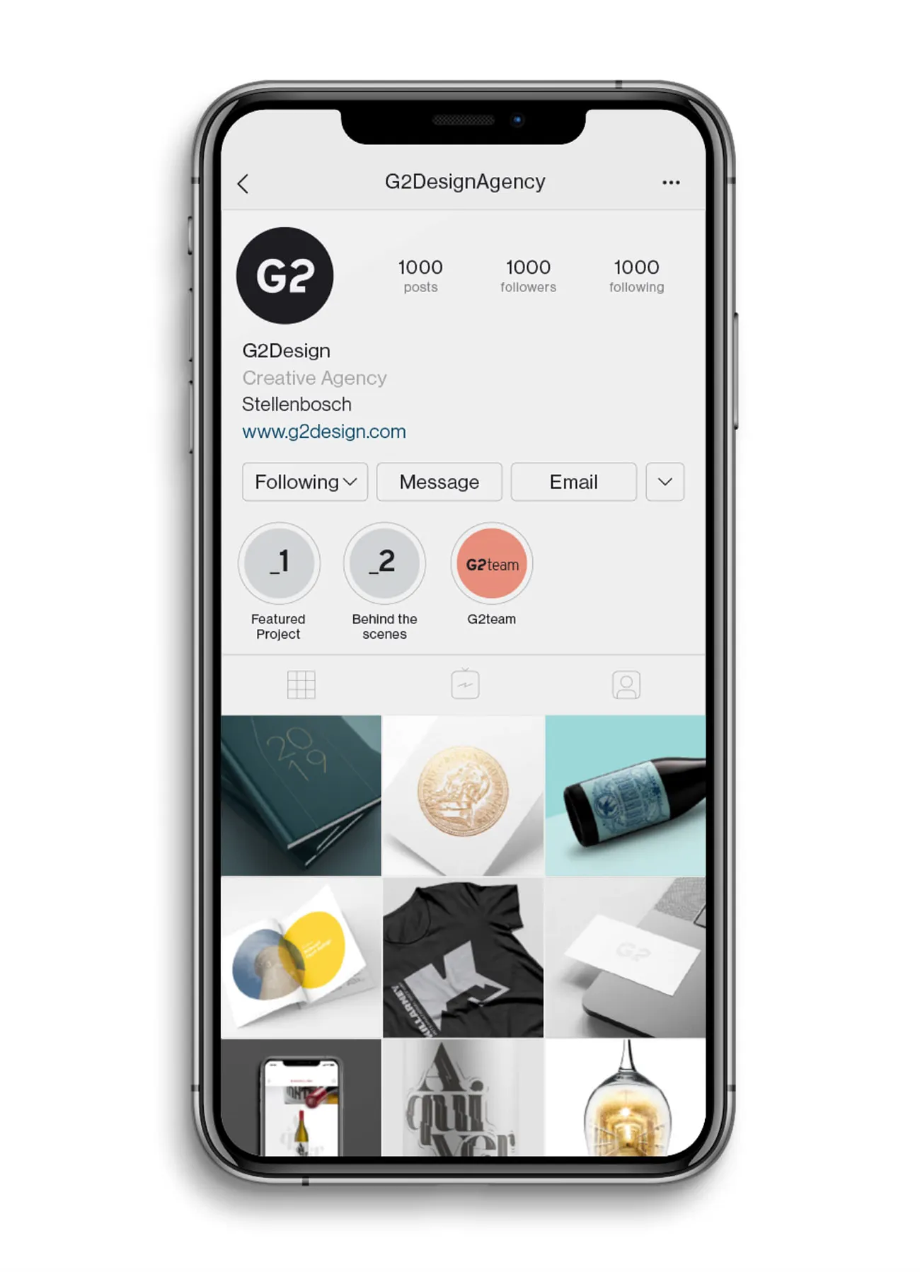 G2 desktop website design