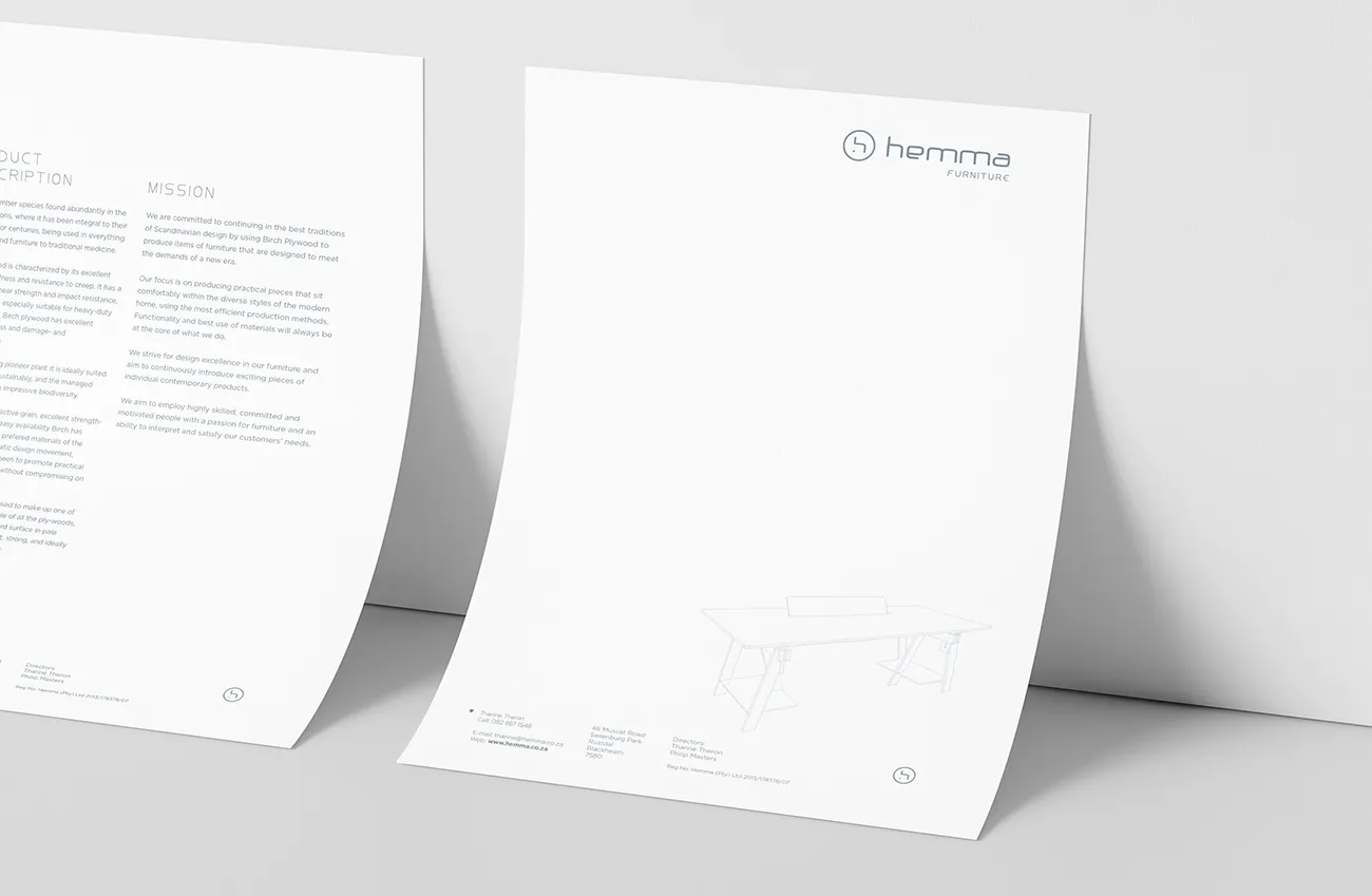 hemma furniture letter