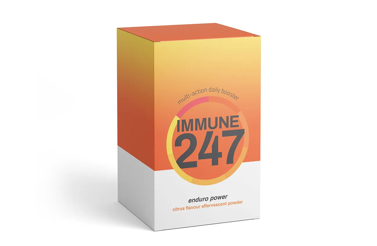 Immune247 packaging box design