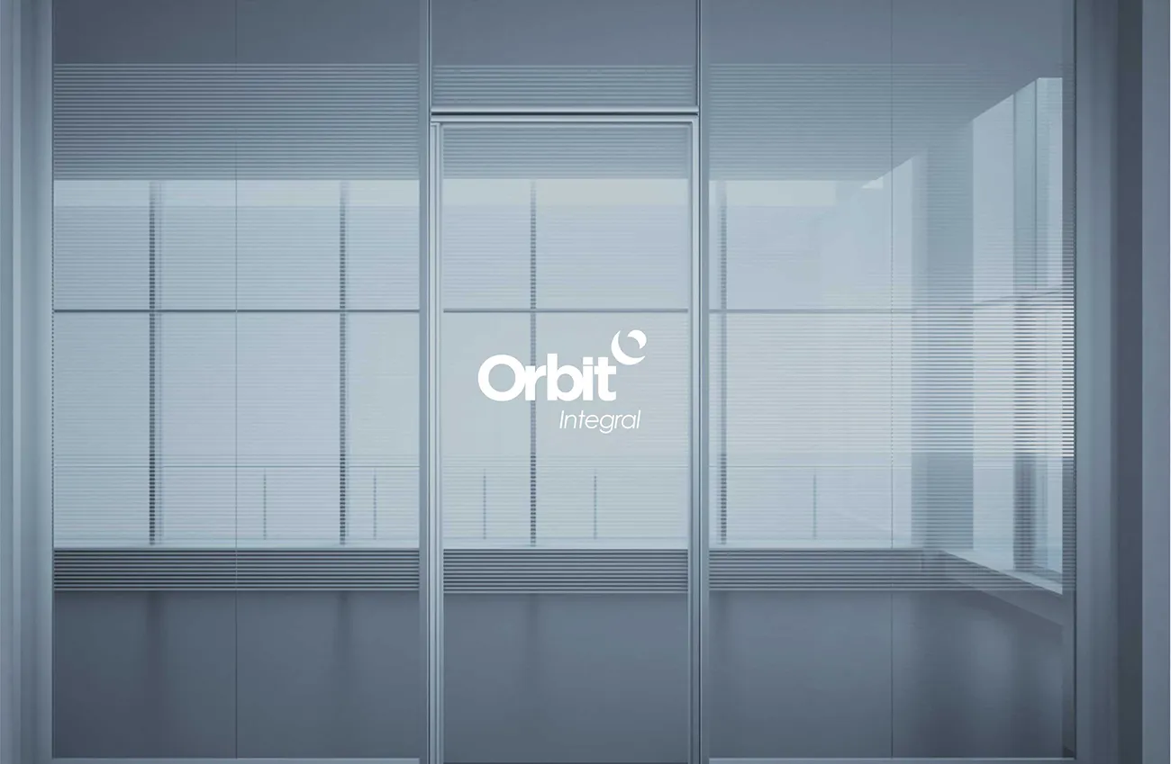 Orbit Integral Logo on window