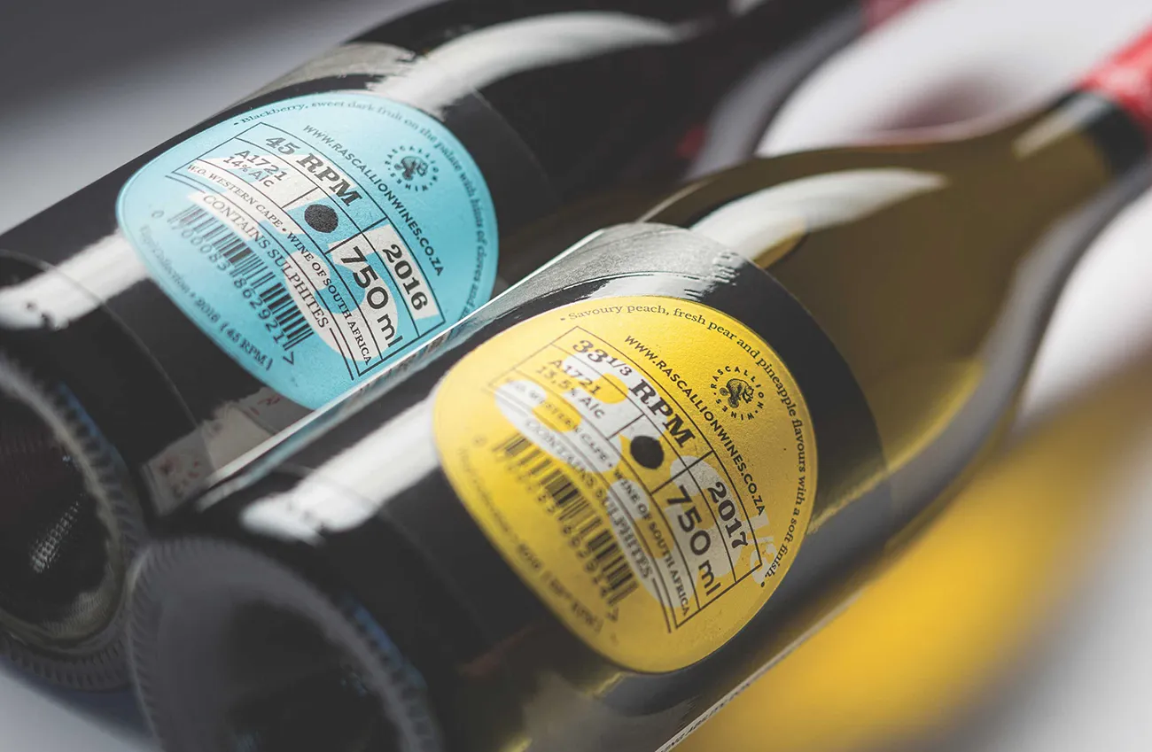 Rascallion Wines close up rear view