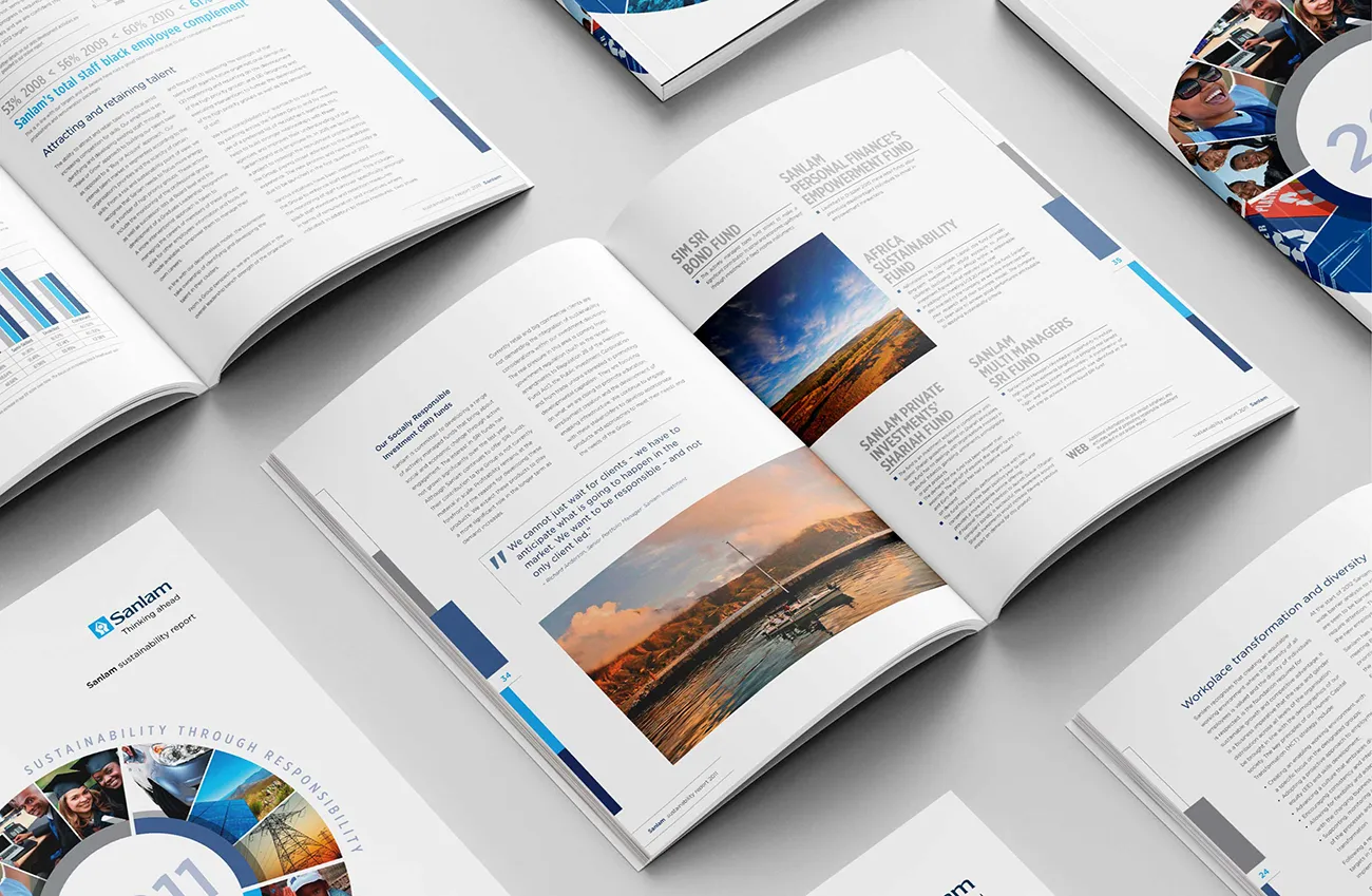 Sanlam Annual Report pages
