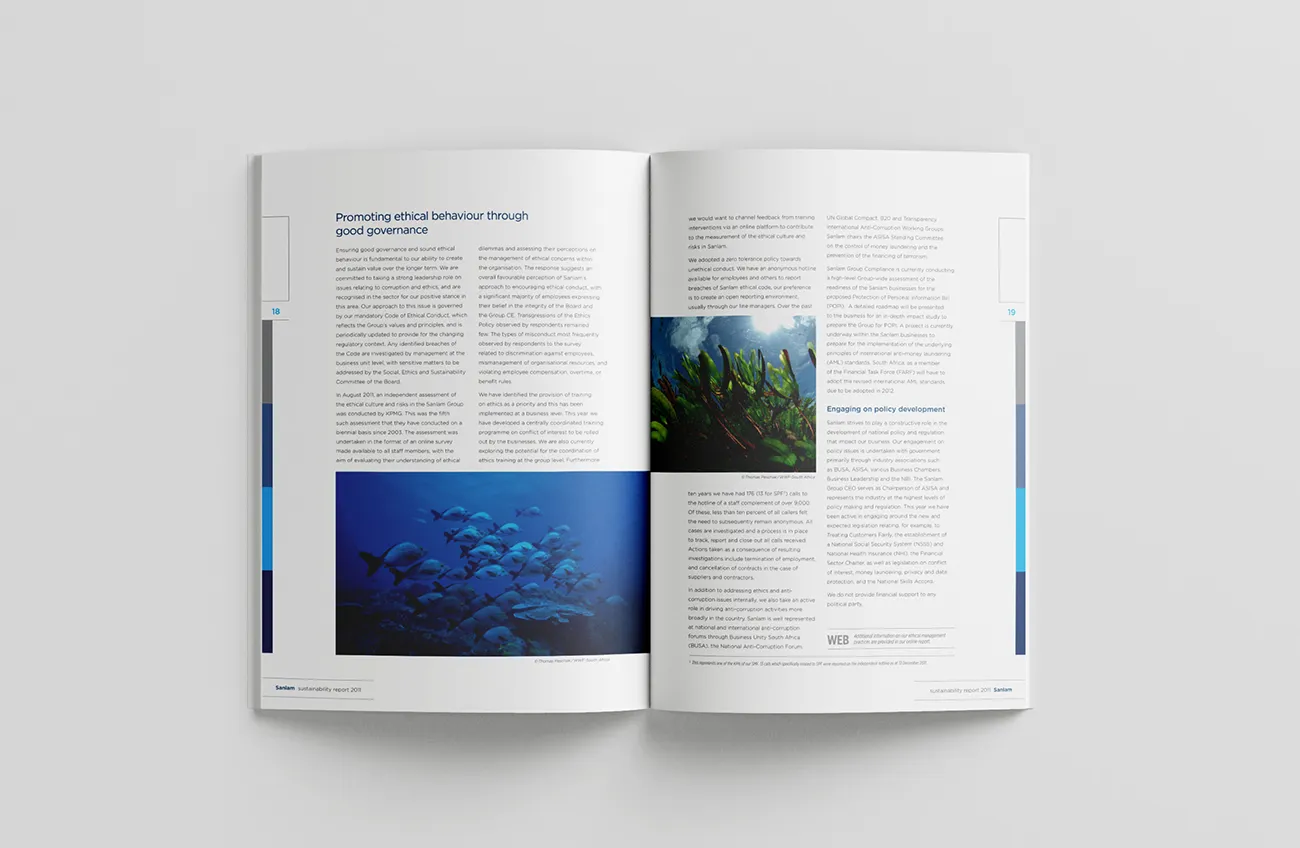 Sanlam Annual Report pages