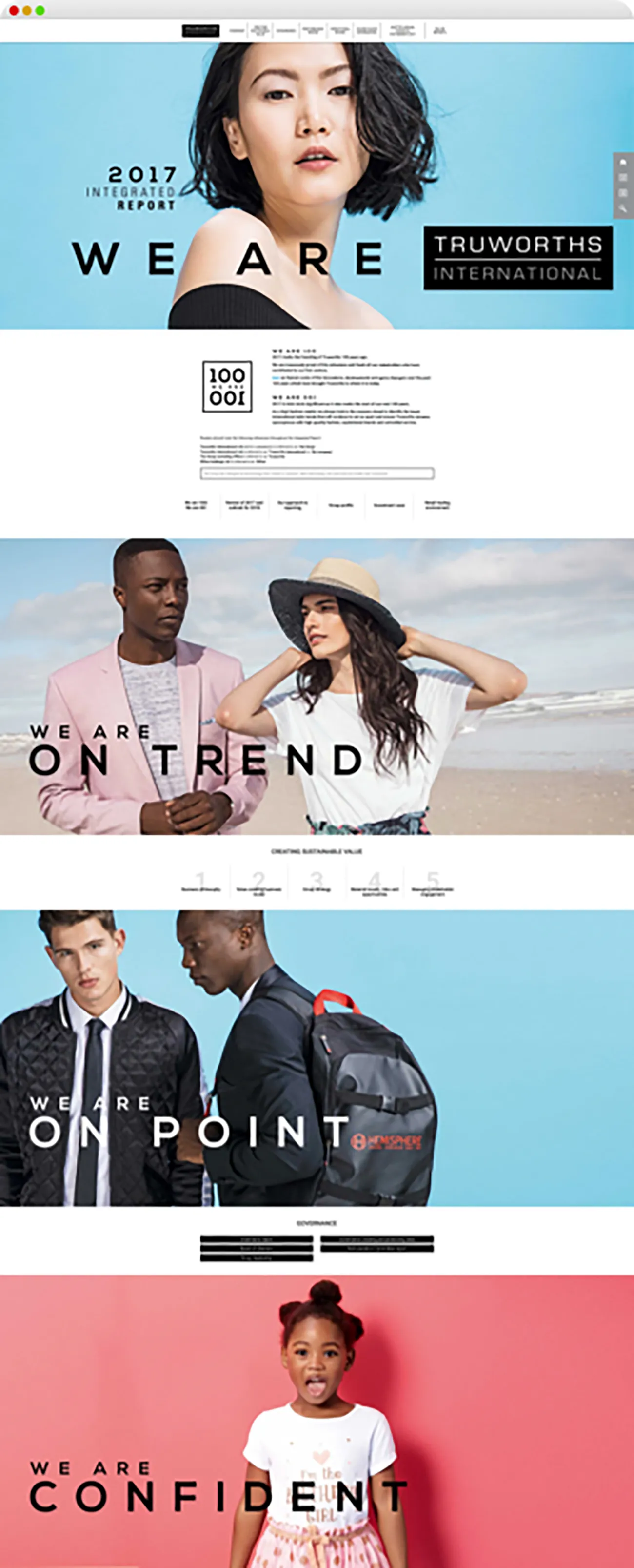 Truworths report infographic trends