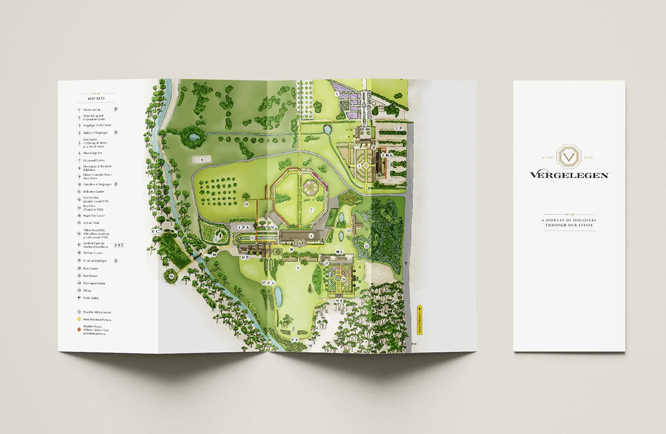 Vergelegen illustrated brochure