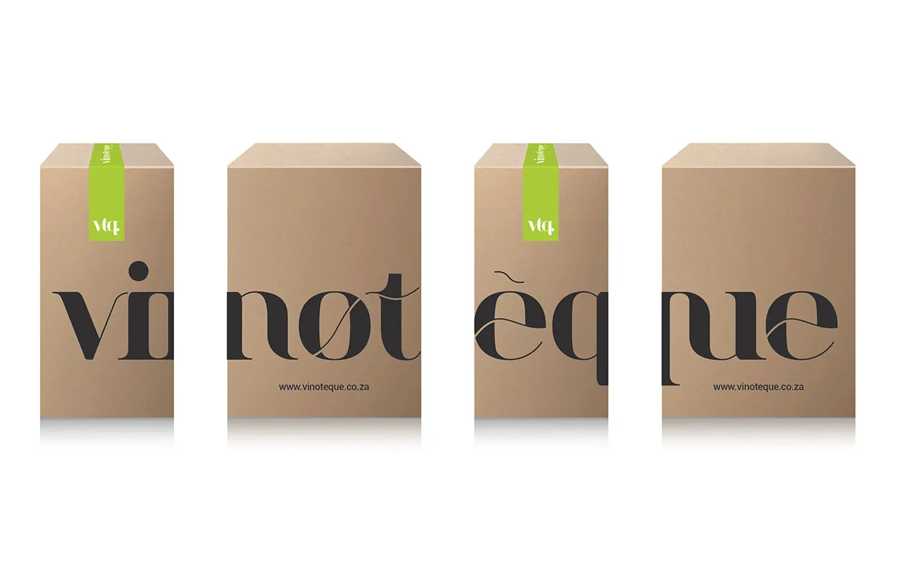 Vinoteque packaging box view