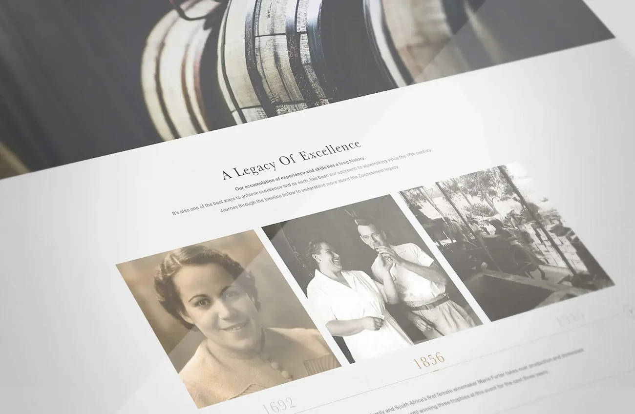Zonnebloem website Crafts Women page section
